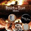 Attack on Titan Ansteck-Buttons 6er-Pack Characters