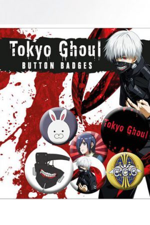 Tokyo Ghoul Ansteck-Buttons 6er-Pack Mix