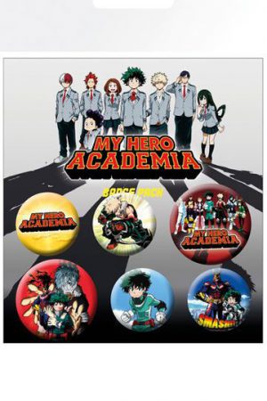 My Hero Academia Ansteck-Buttons 6er-Pack Mix