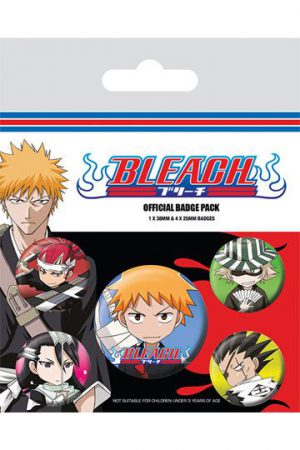 Bleach Ansteck-Buttons 5er-Pack Chibi Characters