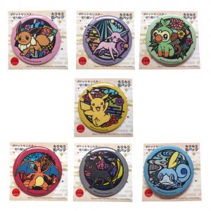 Pokemon Kirie Series - Glass Kirakira Can Badge