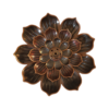 Räucherstäbchenhalter/ Aschefänger - Lotus - Farbe: Bronze