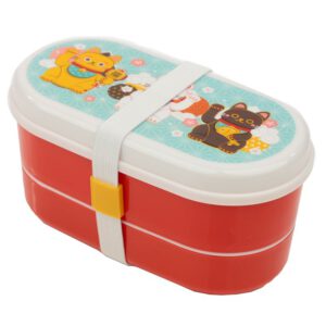 Maneki Neko Katzen Gestapelte Bento Box Lunchbox