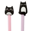 Feline Fine Katze - Kugelschreiber Tinte Farbe: Schwarz - Schlafende Katze