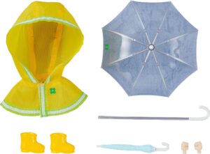 Outfit Set für Nendoroid Doll - Regen Poncho - Gelb