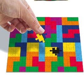 Tetris Tasse und Puzzle Set Tetriminos
