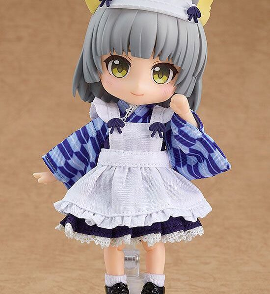 Outfit Set für Nendoroid Doll Japanische Styl: Maid Blue