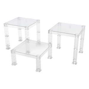 The Simple Stand: Clear Figurenständer 3er set Build On Type