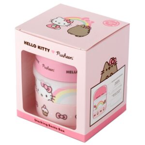 Hello Kitty & Pusheen die Katze Gestapelte Runde Bento Box
